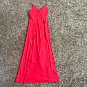 Long Red Prom Dress. Size Large from Amazon